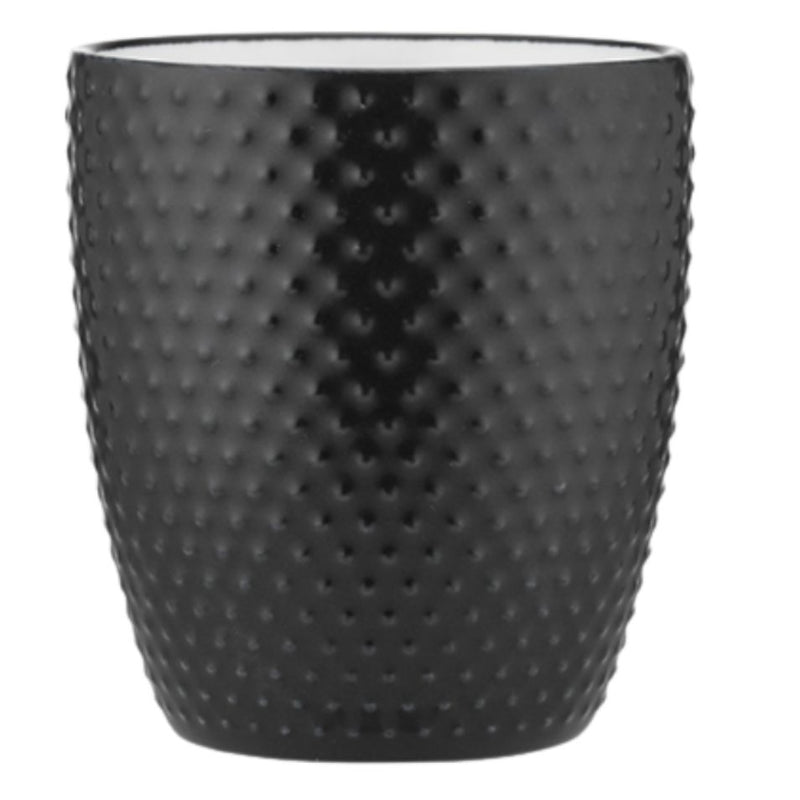 Abode Textured Tumbler (set of 4)  300ml - Charcoal